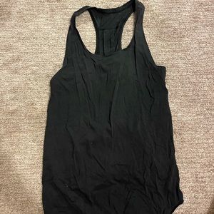 Black lulu tank top